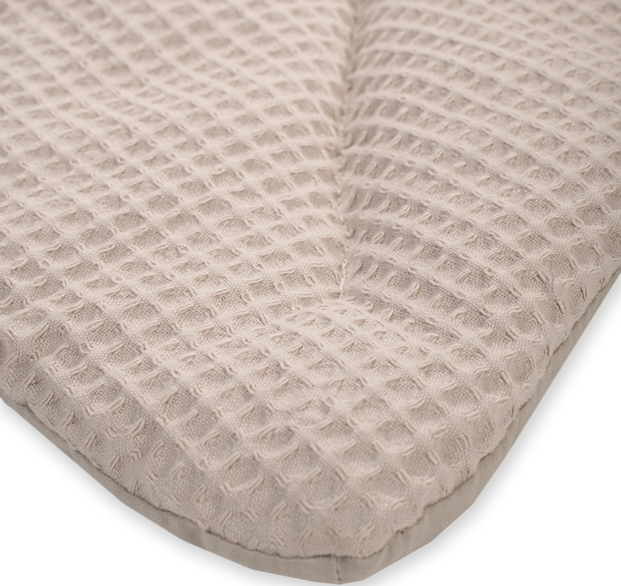 Krabbeldecke Blatt Waffelpiqué, Seashell, Julius Zöllner, Made in Germany