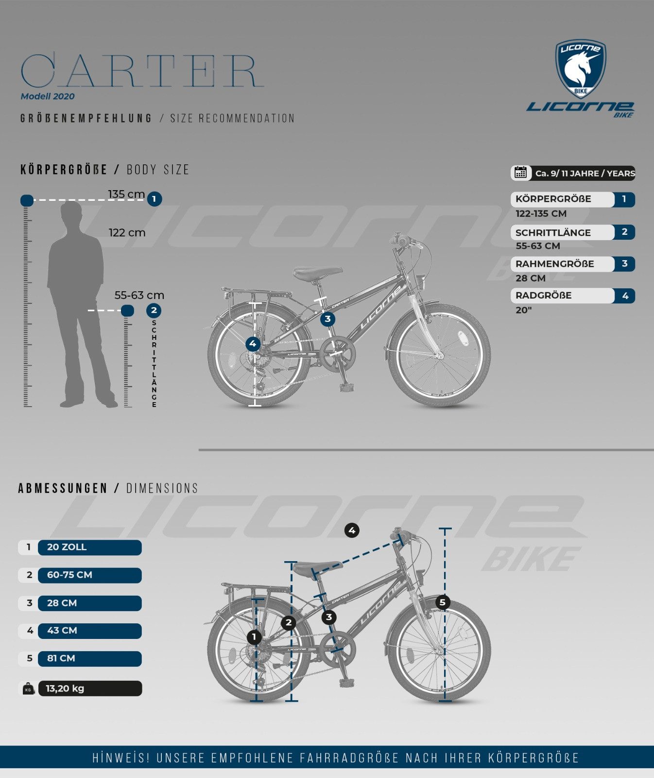 Licorne Bike Mountainbike Carter