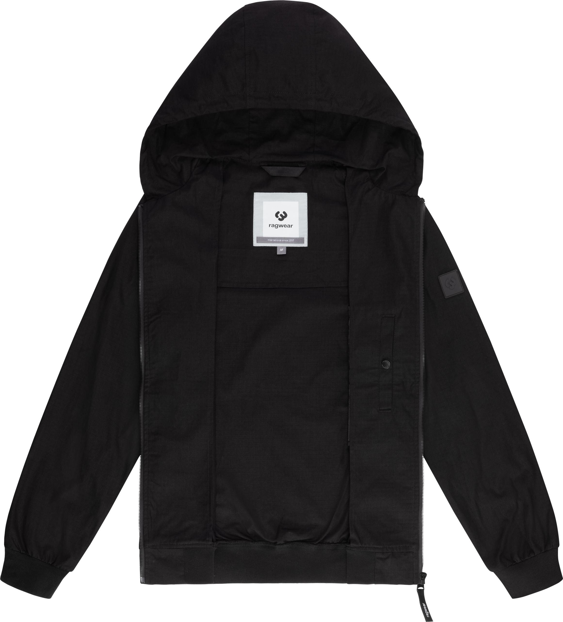 Ragwear Outdoorjacke Garoo Stylische Herren Übergangsjacke aus Ripstop-Material