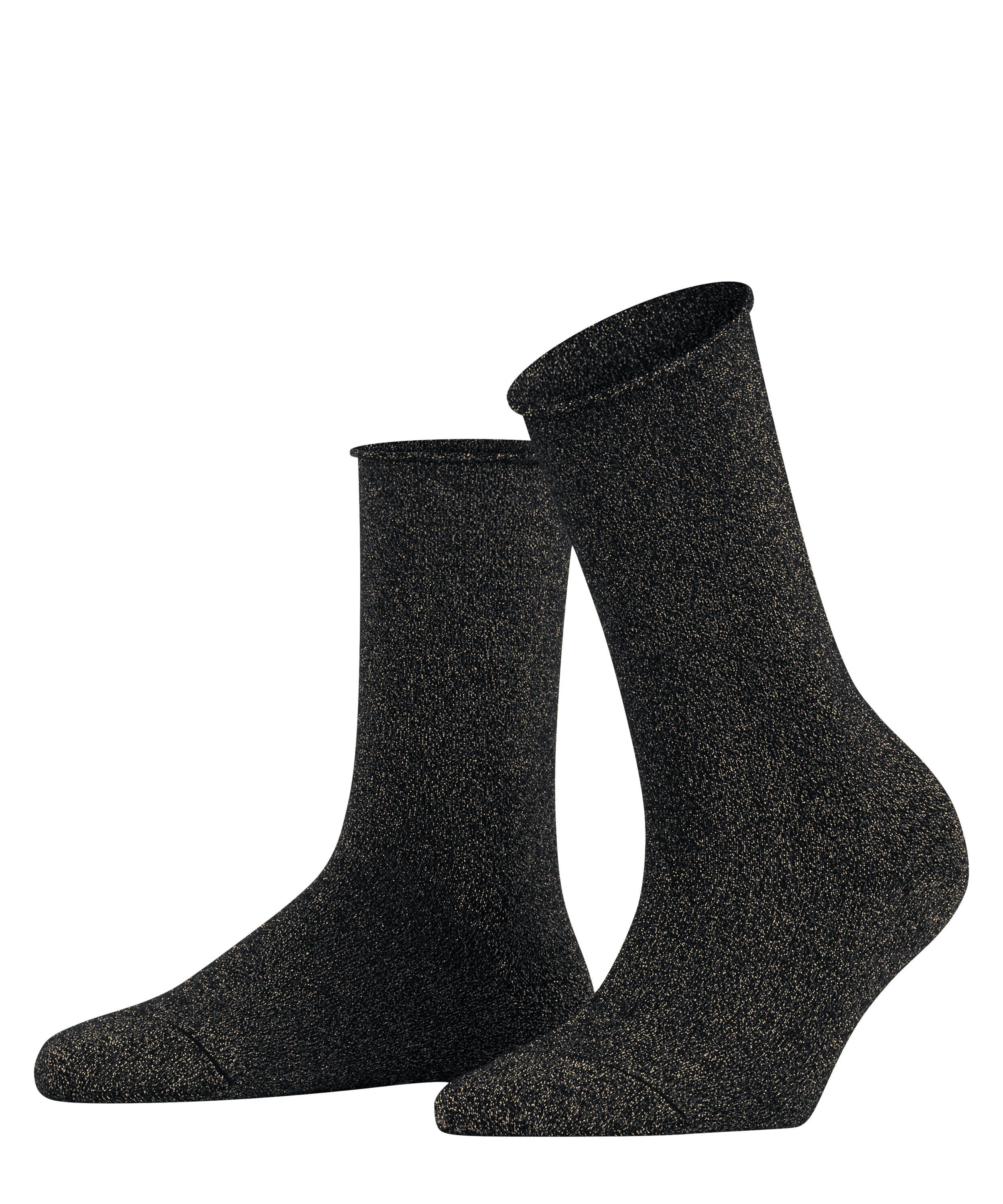 Socken Shiny Socken mit allover Glanz