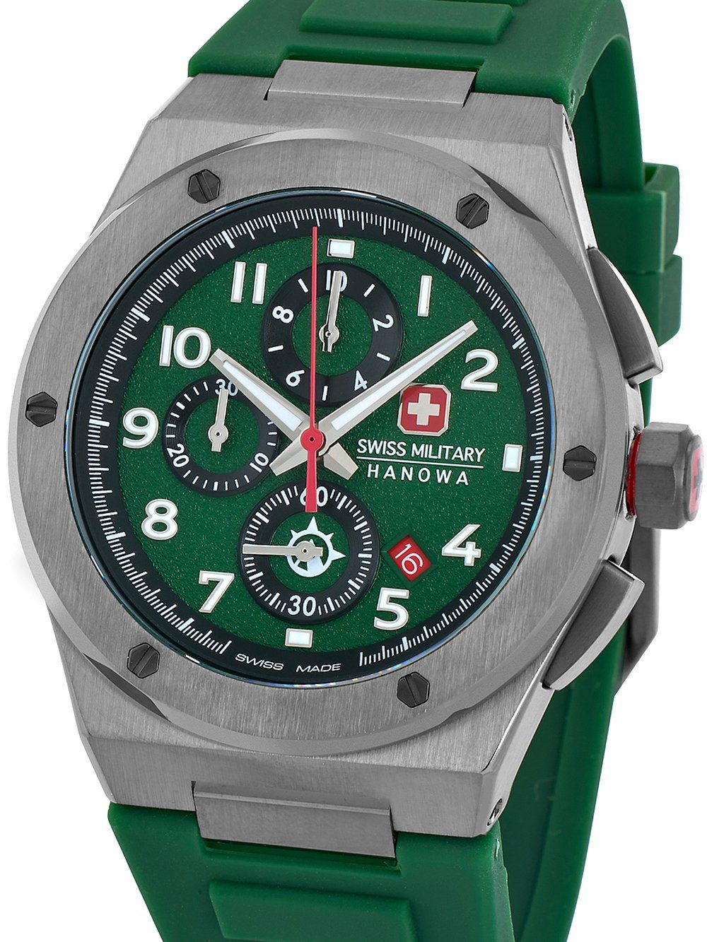Swiss Military Hanowa Quarzuhr Swiss Military Hanowa SMWGO2102040 Sonoran Chronograph Herrenuhr 43mm Swiss Military Hanowa SMWGO2102040 Sonoran Chronograph Herrenuhr 43mm 10ATM