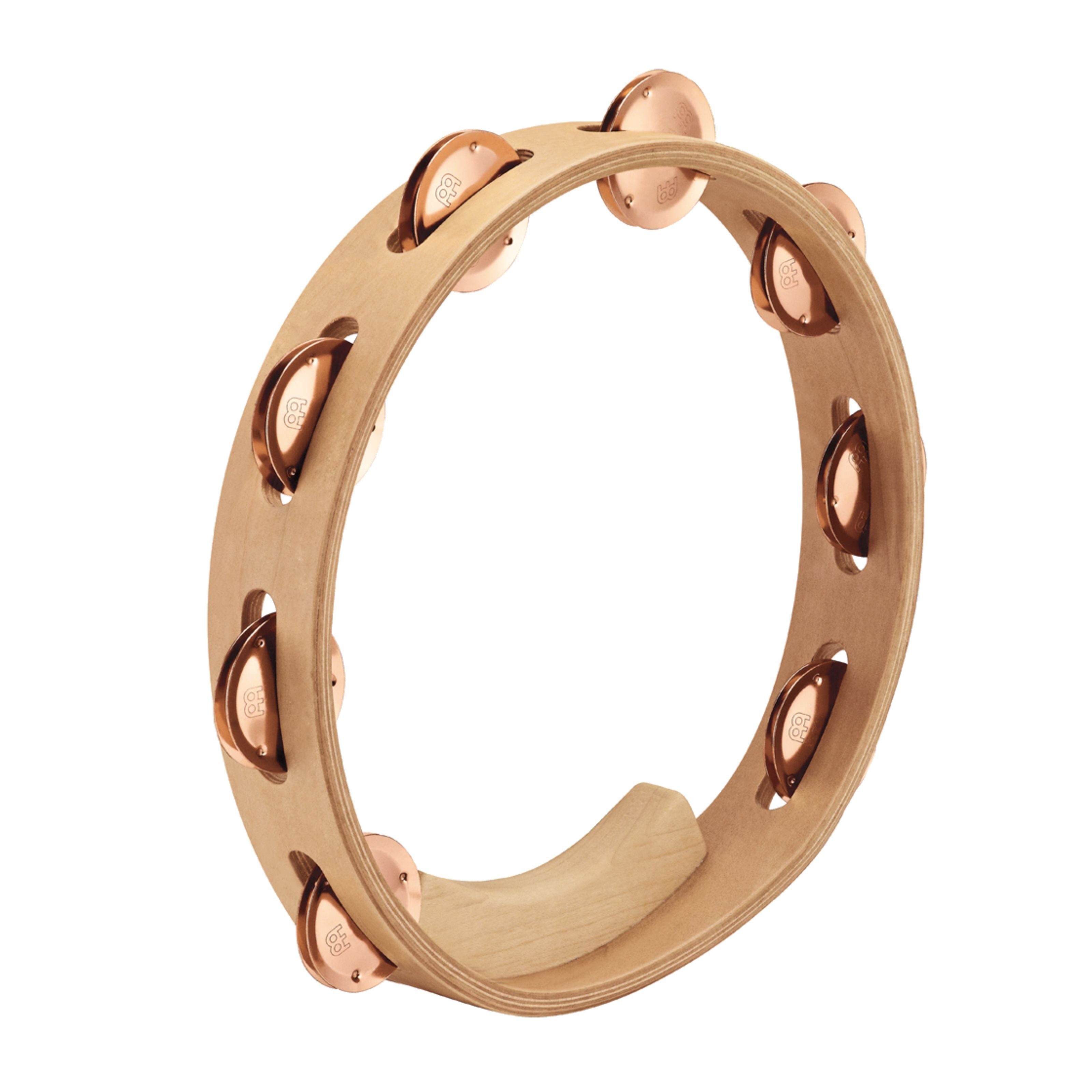 Meinl Percussion Tambourine, Tambourine AEMTA1BO, 10", Maple, Cymbal