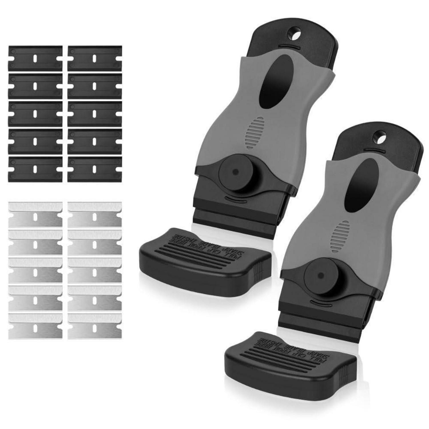LuxusKollektion Universalspachtel Schaber Set 2 Stück Schwarz Kurz (2-St)