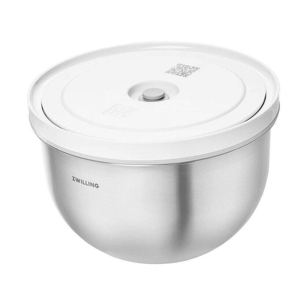 Zwilling Geschirr-Set Vakuum-Schüssel M 18 cm Fresh & Save Bowls edelstahl, Edelstahl