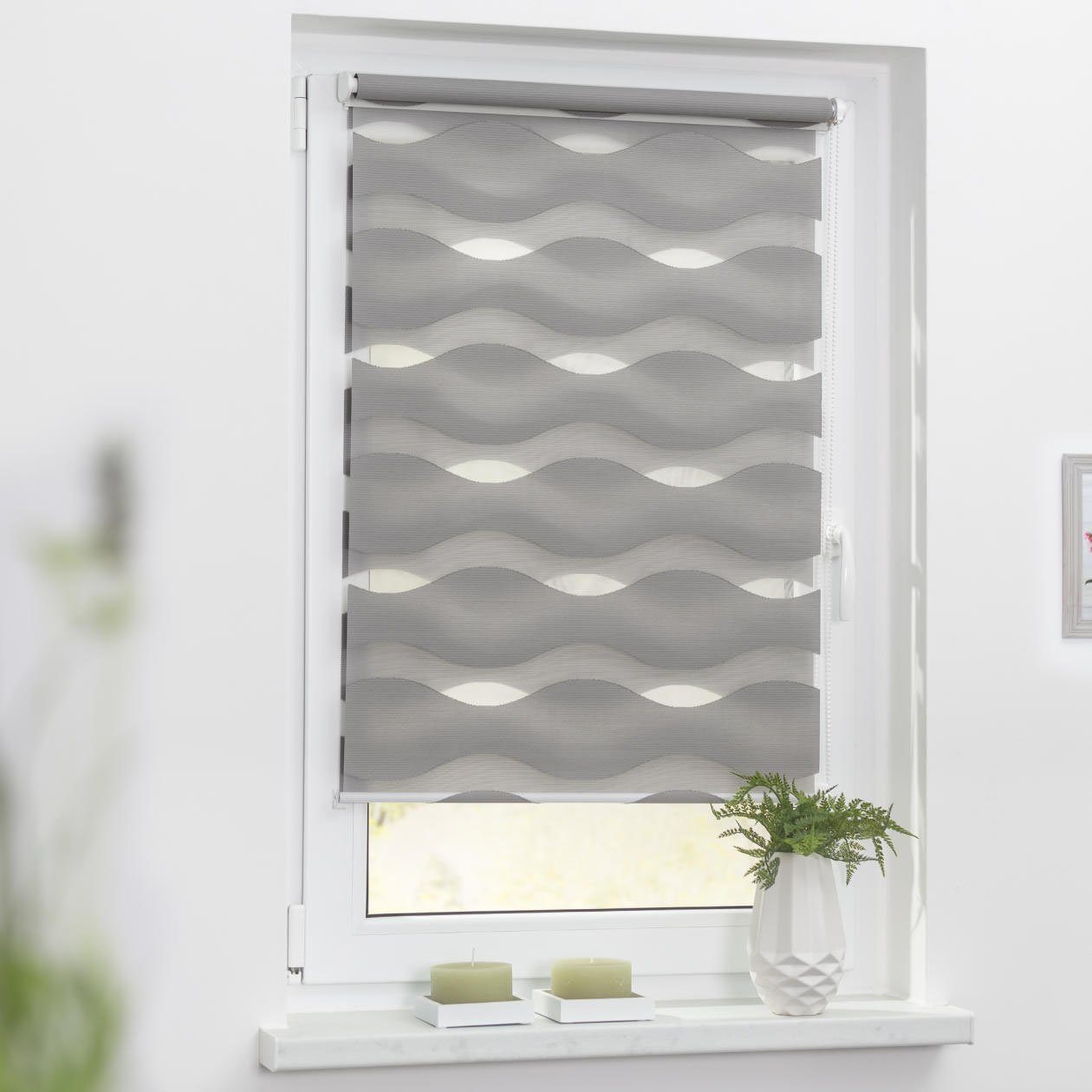 Doppelrollo Duo Rollo Klemmfix Welle