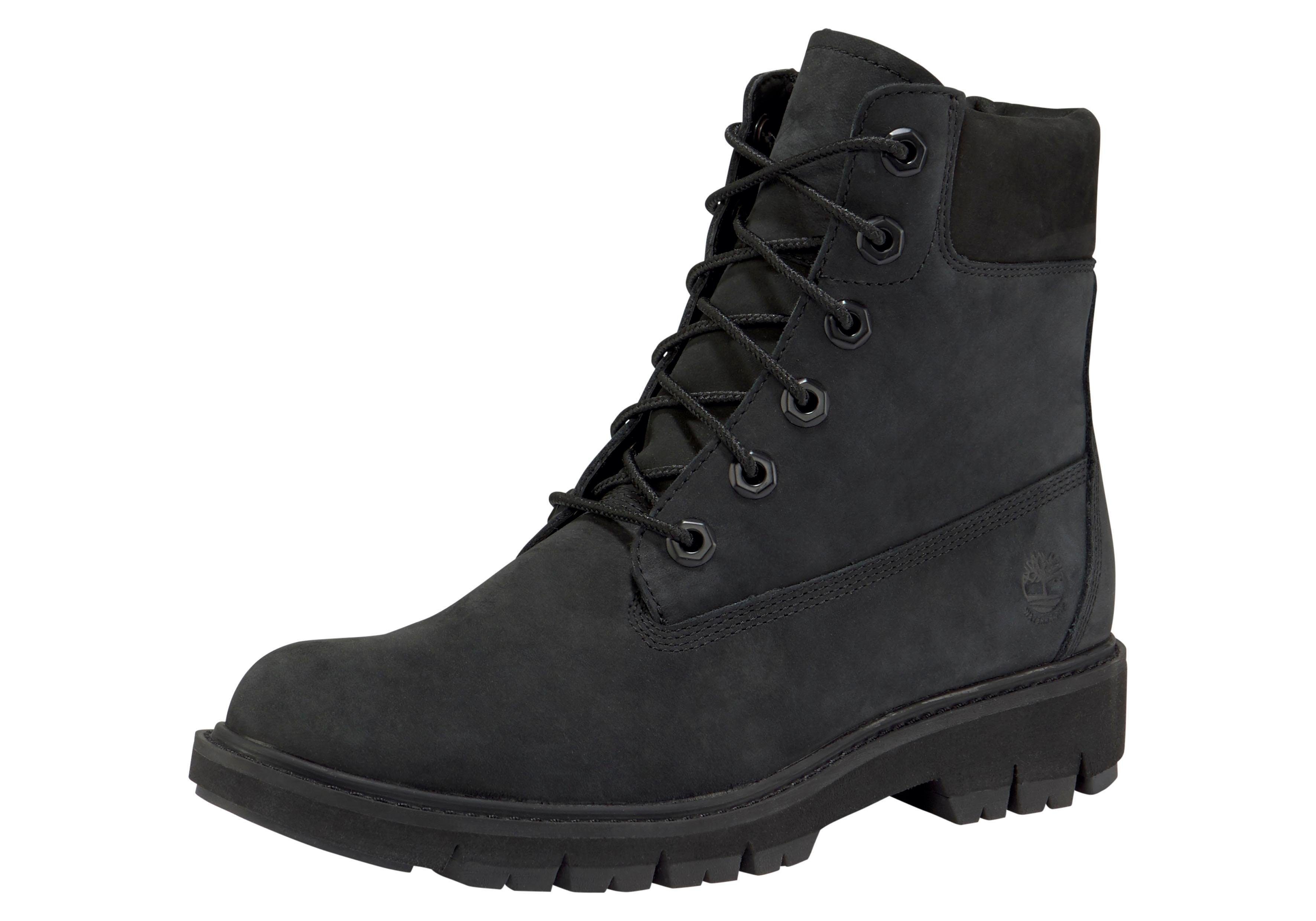 Timberland Lucia Way 6 Inch Waterproof Boot Schnürboots wasserdicht Black-Waterbuck-Black-Out