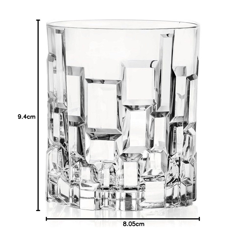 RCR Schnapsglas RCR ETNA Whiskybecher 250 ml 6er Set, Kristallglas