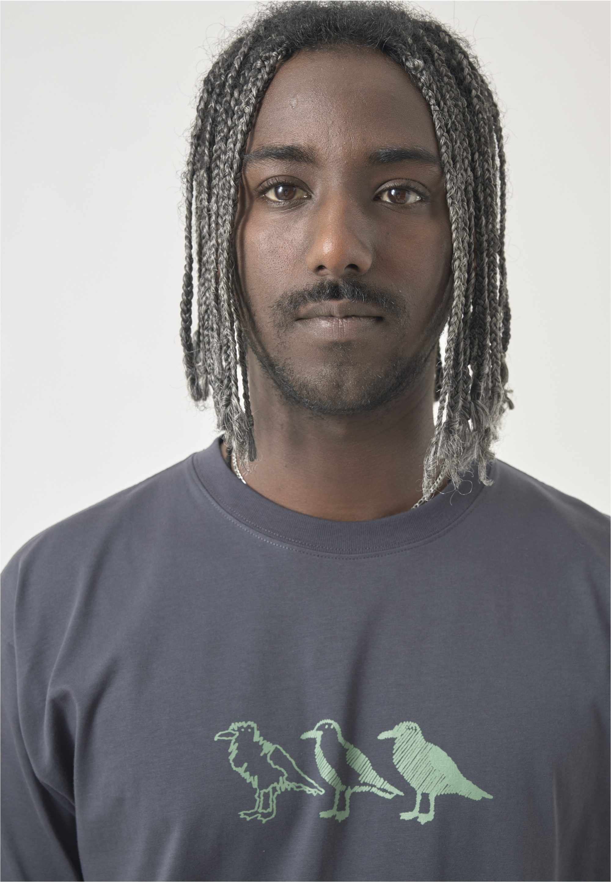 Cleptomanicx T-Shirt Classic Tee Scribble Gull in locker geschnittener Form