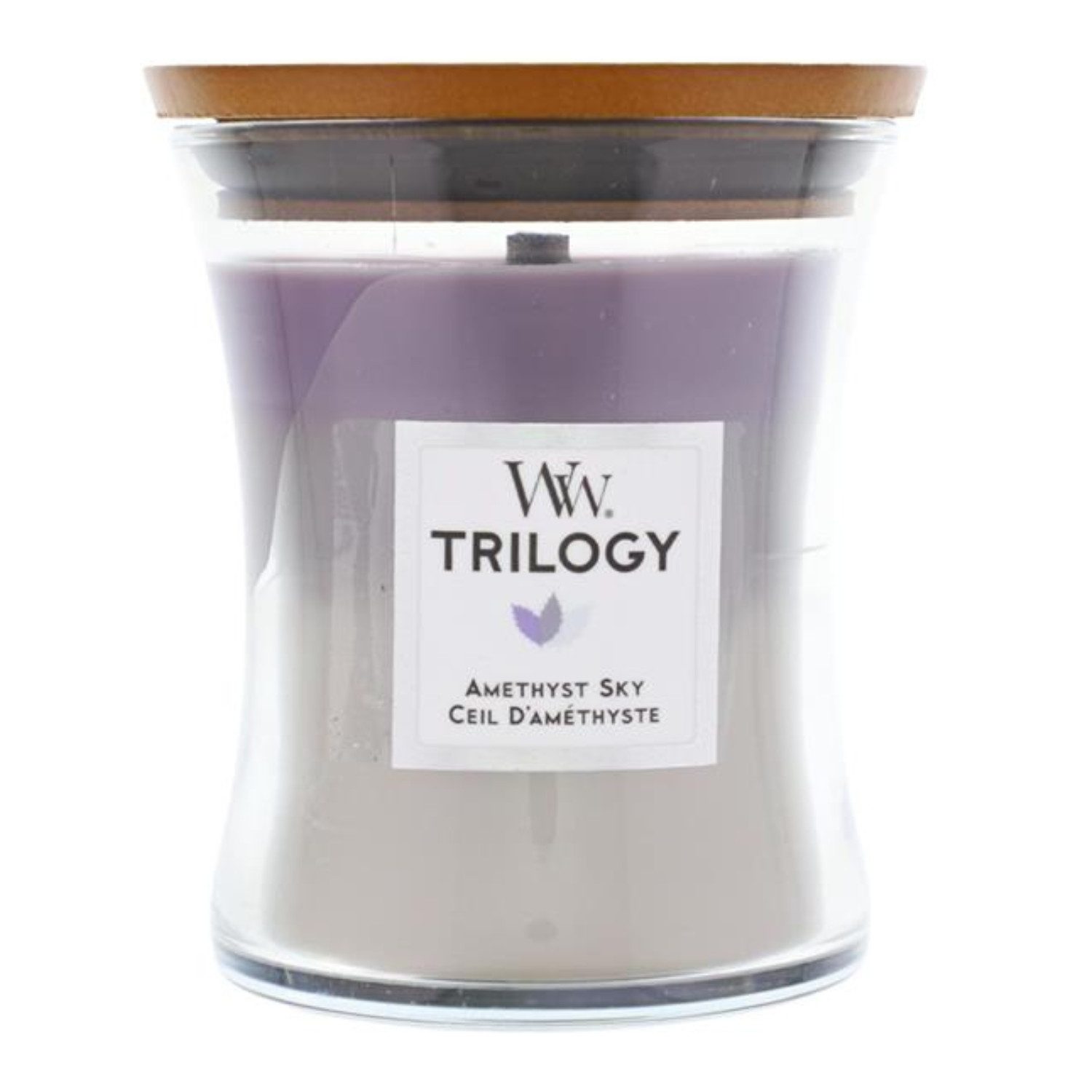 Woodwick Duftkerze WoodWick Amethyst Sky Duftkerze in Sanduhrform 275g Knis günstig online kaufen