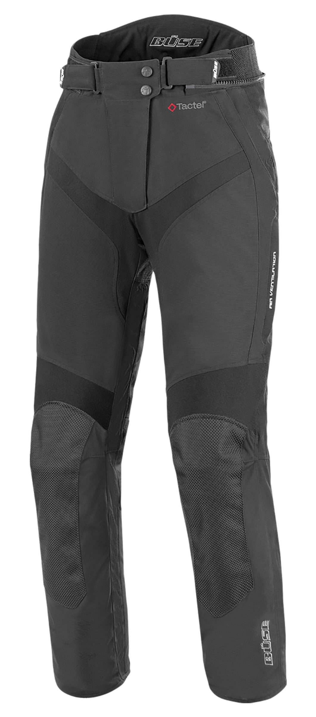 Büse Motorradhose Highland Textilhose Damen schwarz (1-tlg) Protektoren