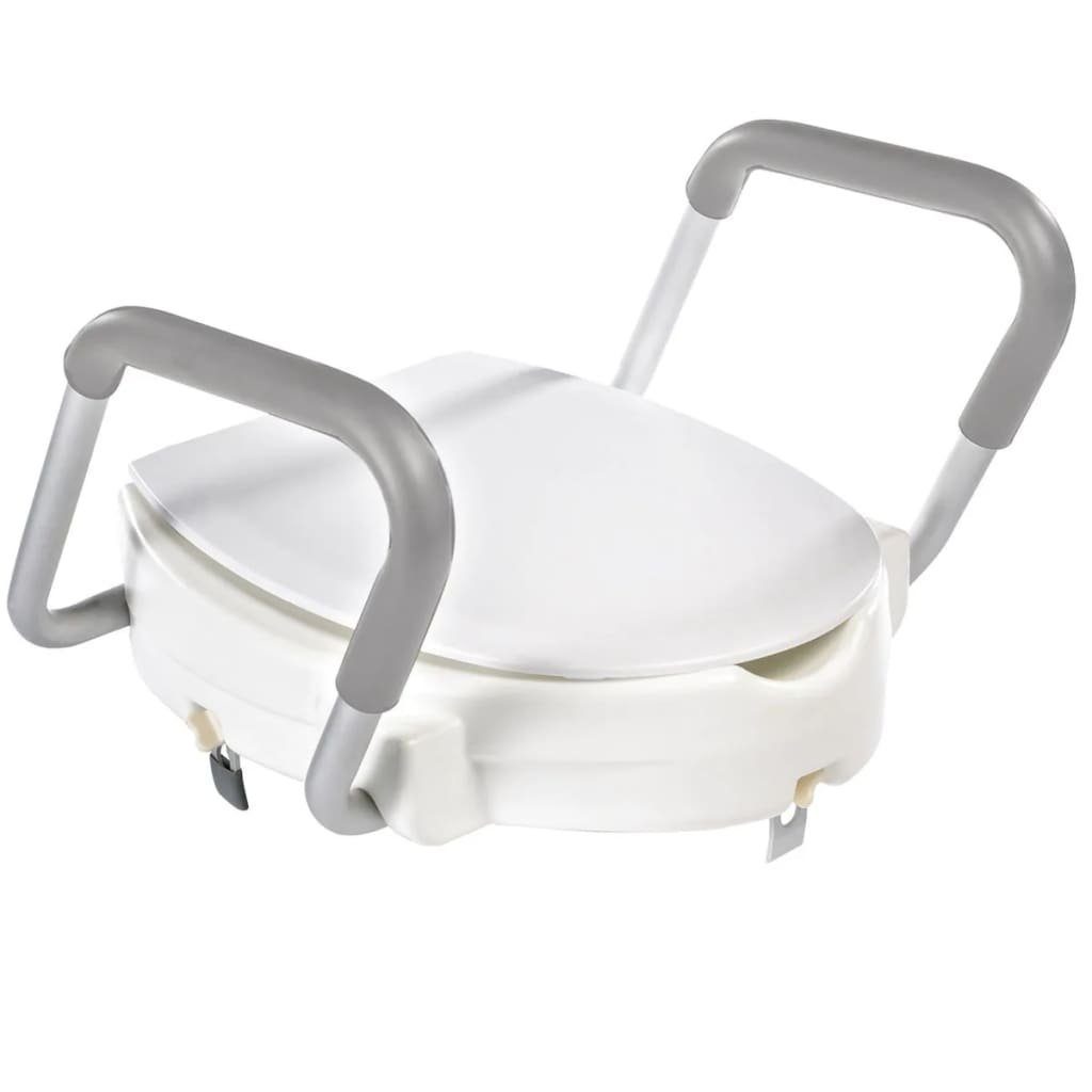 Ridder WC-Aufstehhilfe WC-Sitz mit Sicherheitshaltegriff Weiß 150 kg A0072001