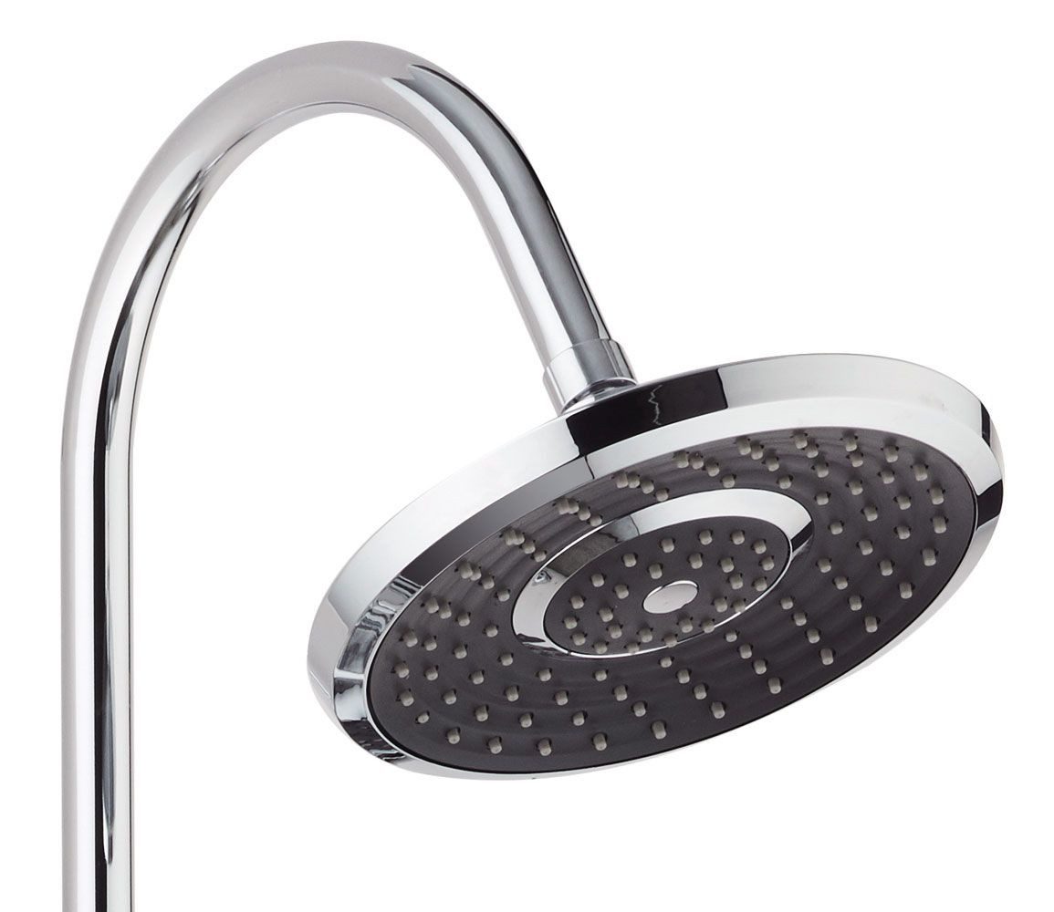 Vereg Duschsystem ELBA, Duschsäule Duschkopf Kopfbrauseset Handbrause Chrom