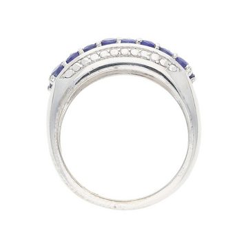 JuwelmaLux Fingerring JuwelmaLux Ring 925/000 Sterling Silber mit Tansanit JL30-07-3764 54 (kein Set, 1-tlg)