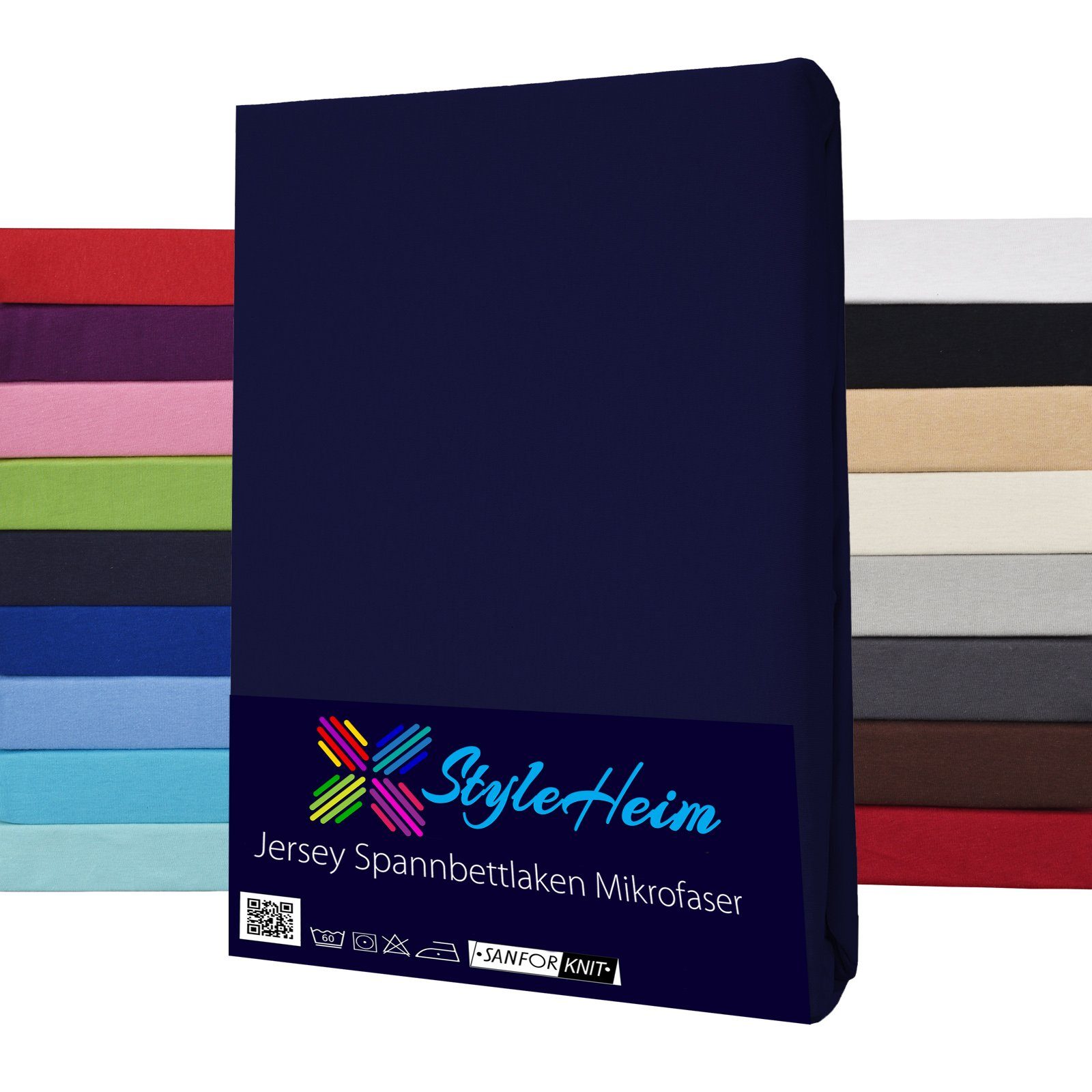 Spannbettlaken »Style Heim«, Buymax, Jersey Microfaser Spannbettlaken 100%  Polyester in verschiedenen Größen und Farben online kaufen | OTTO