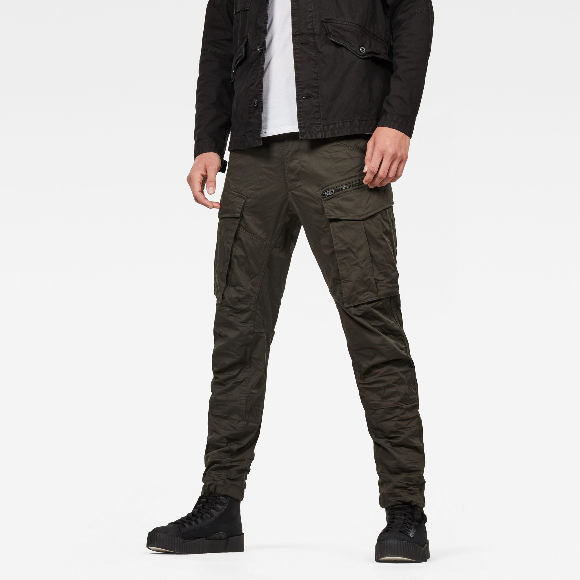 G-STAR Cargohose Hose Rovic zip 3D regular tapered im Tapered Fit