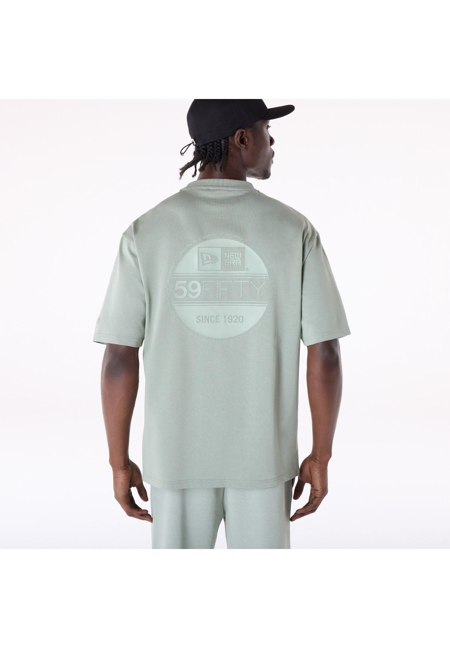 New Era T-Shirt New Era NE Sticker OS Tee T-Shirt Pastellgrün (1-tlg)