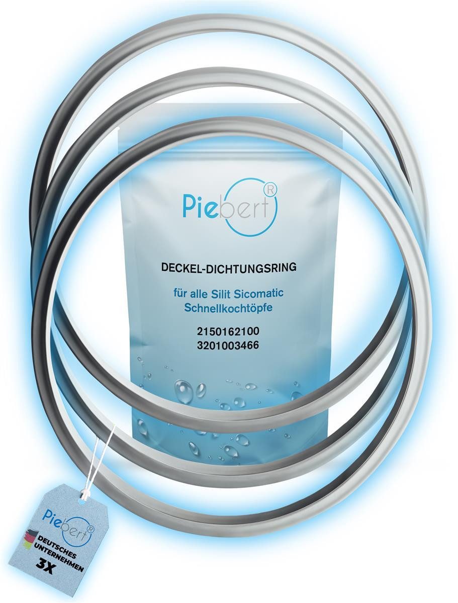 Piebert Schnellkochtopf-Dichtungsring 3x Piebert Dichtung 39154 22cm für Silit Sicomatic® Schnellkochtopf
