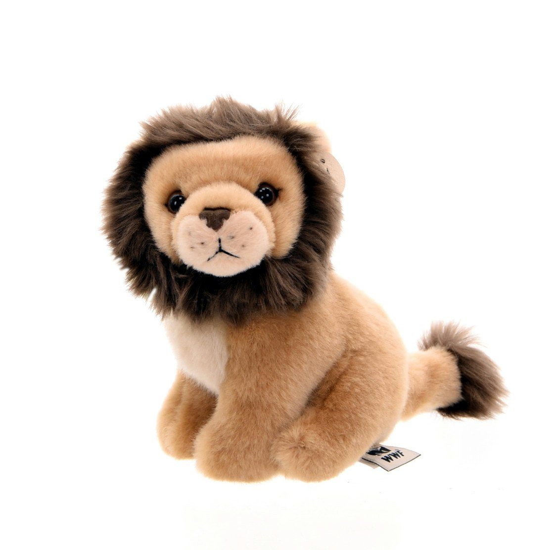 WWF Kuscheltier Plüschtier Löwe (14cm), sitzend
