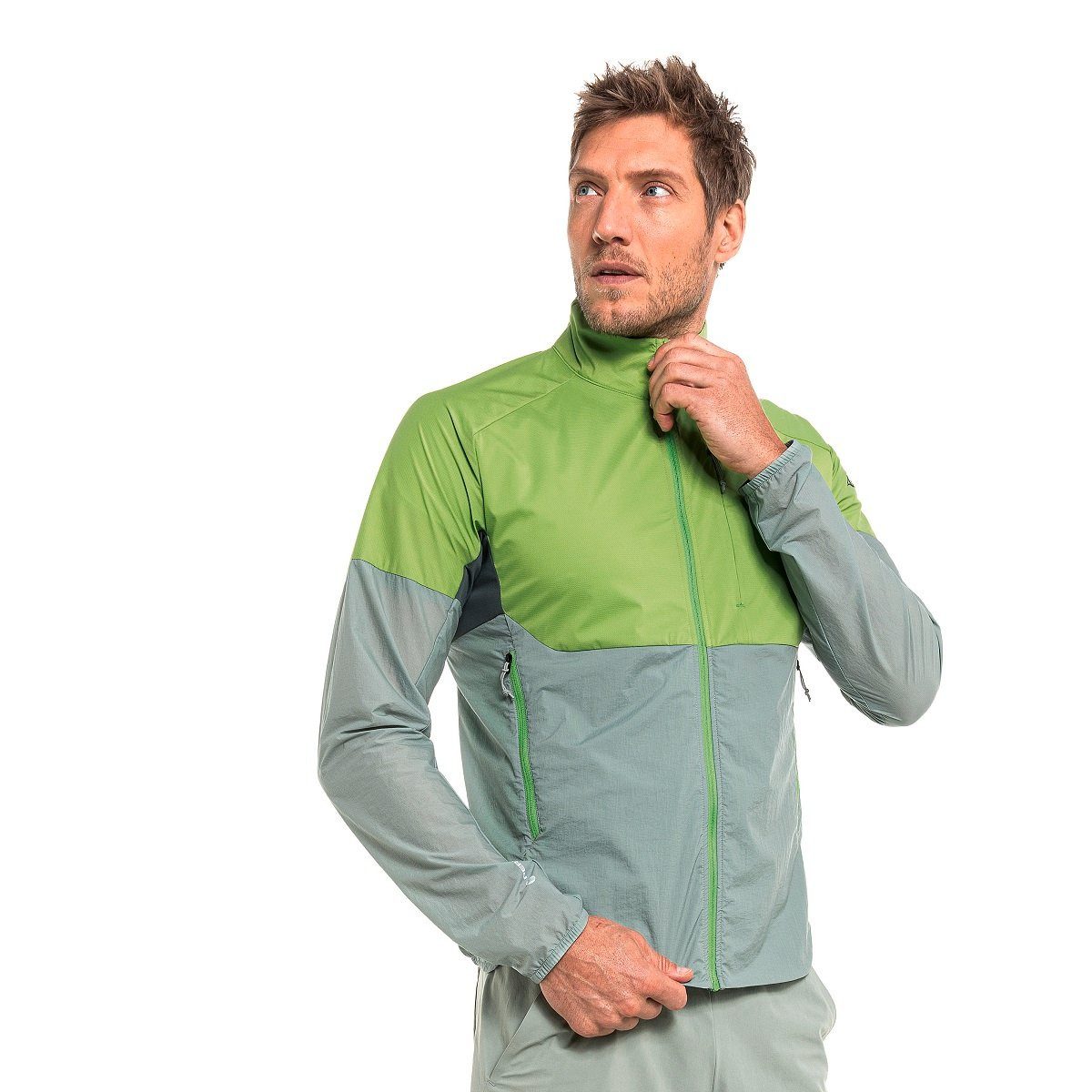 Funktionsjacke Übergangsjacke Pietena Pertex® Quantum (winddicht) grün Herren