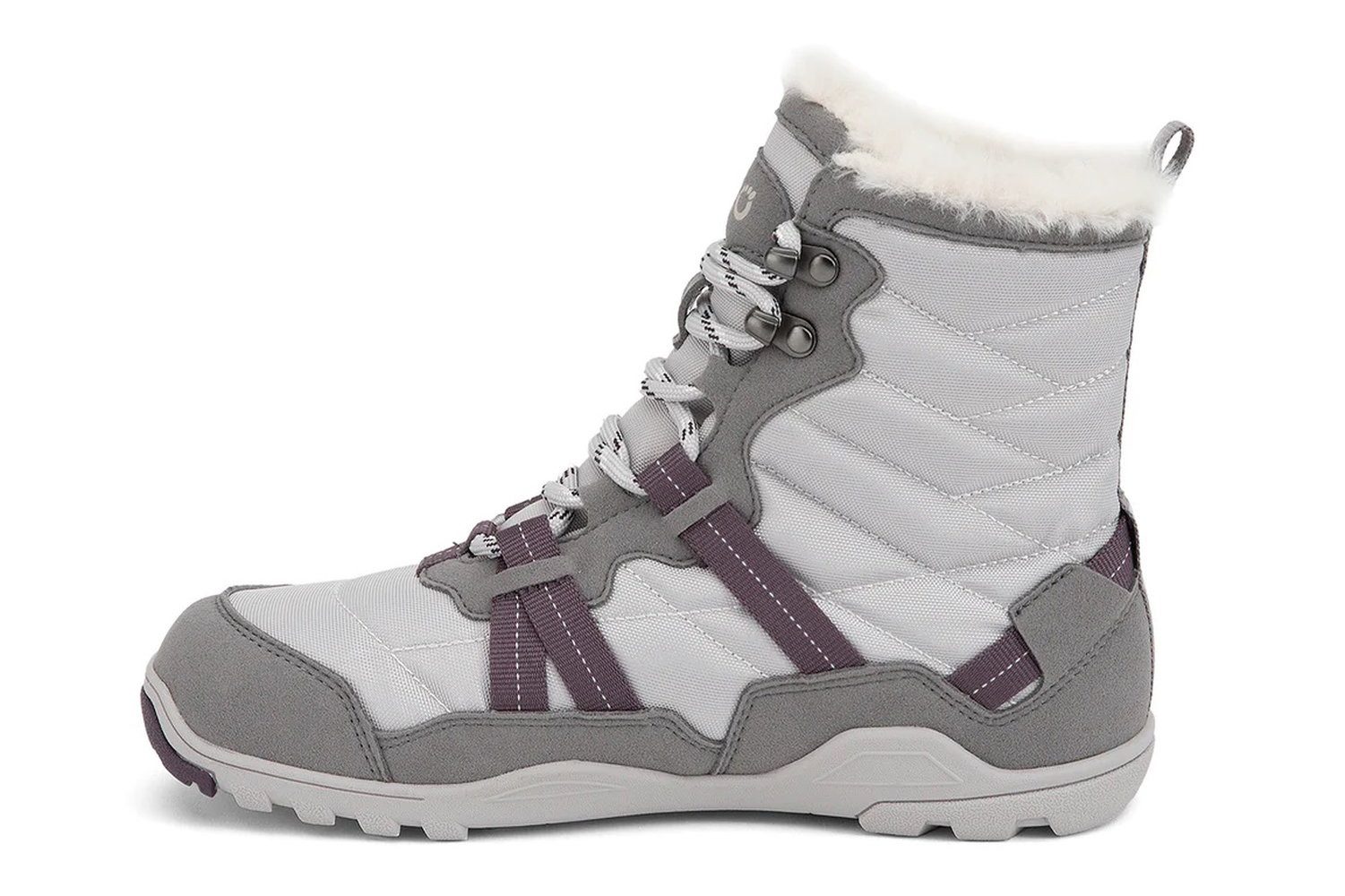 Xero Shoes Alpine Snow Boot (warm, wasserdicht, gefüttert) frostgrau/weiss Damen Winterstiefel