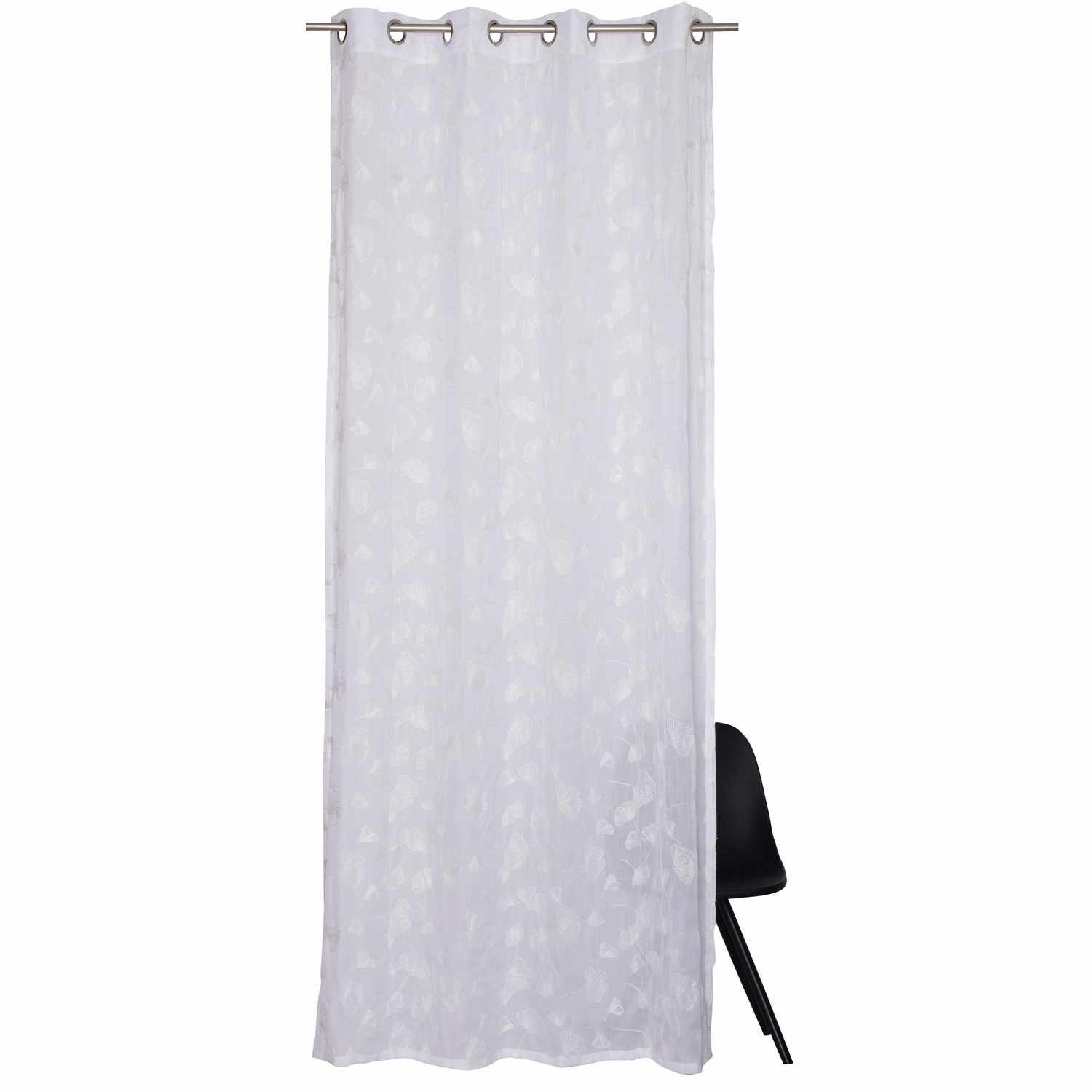 Esprit Gardine GINGKO Halbtransparenter Ösenvorhang, Öse günstig online kaufen