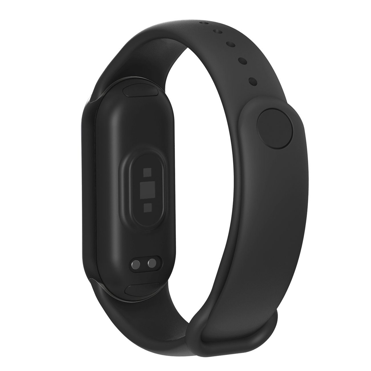 COFI 1453 Smartwatch-Armband Band Strap Mi Xiaomi kompatibel mit 8 Armband Schwarz