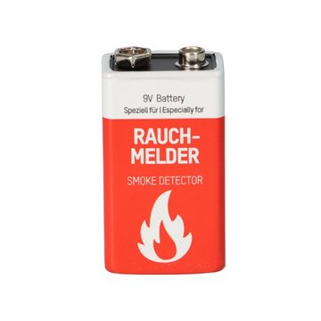 ANSMANN AG 5x Ansmann Rauchmelder Batterie Extreme Lithium 9V Block Batterie