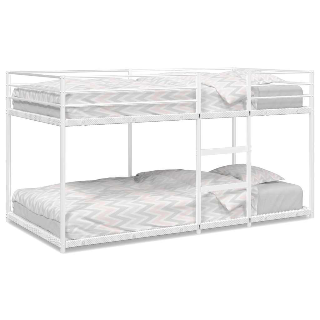 vidaXL Bett Etagenbett ohne Matratze Weiß günstig online kaufen