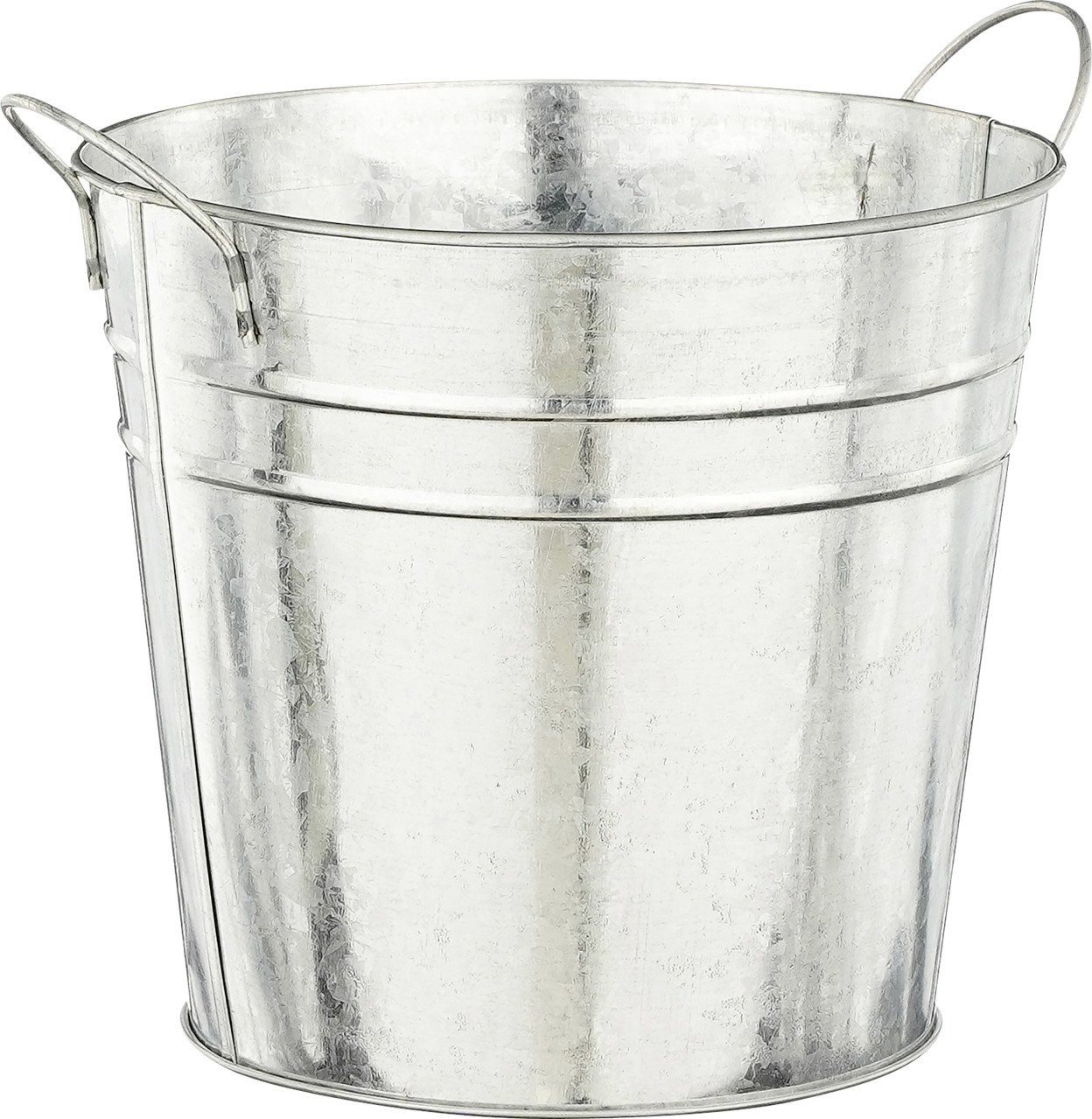 Mica Decorations Übertopf Mica Decorations Topf Joey Eisen Ø 18 x 16 cm grau