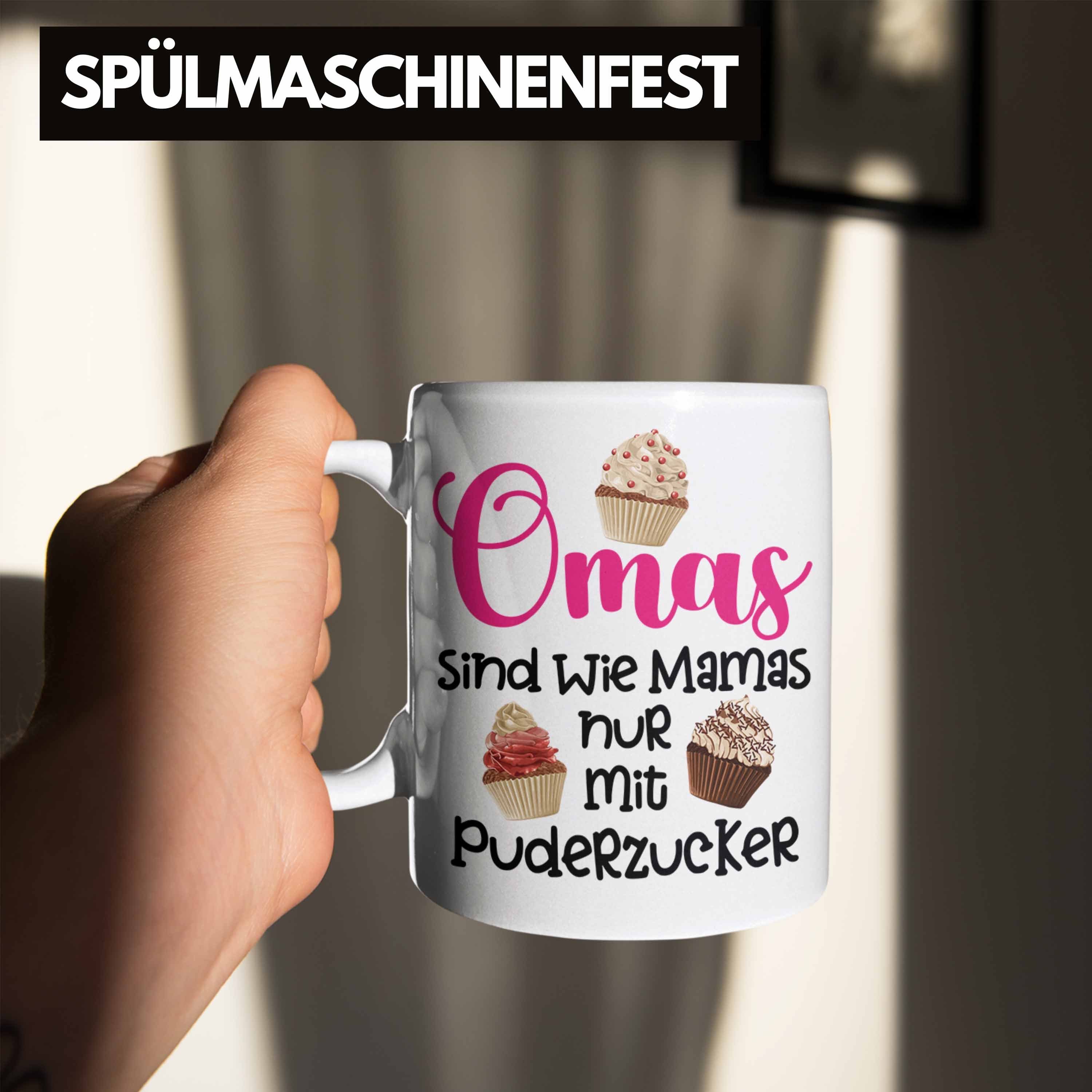 Tasse Grossmutter Tasse von Geschenkideen Lustig Oma Geschenk Enkel Beste Geburtstagsgeschenk Enkelin Trendation Geburtstag - Trendation Weiss