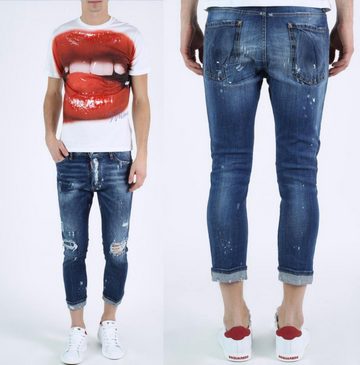 Dsquared2 5-Pocket-Jeans DSQUARED2 JEANS MOD GLAM HEAD S71LB0290 PANTS DENIM ICONIC HOSE TROUSE