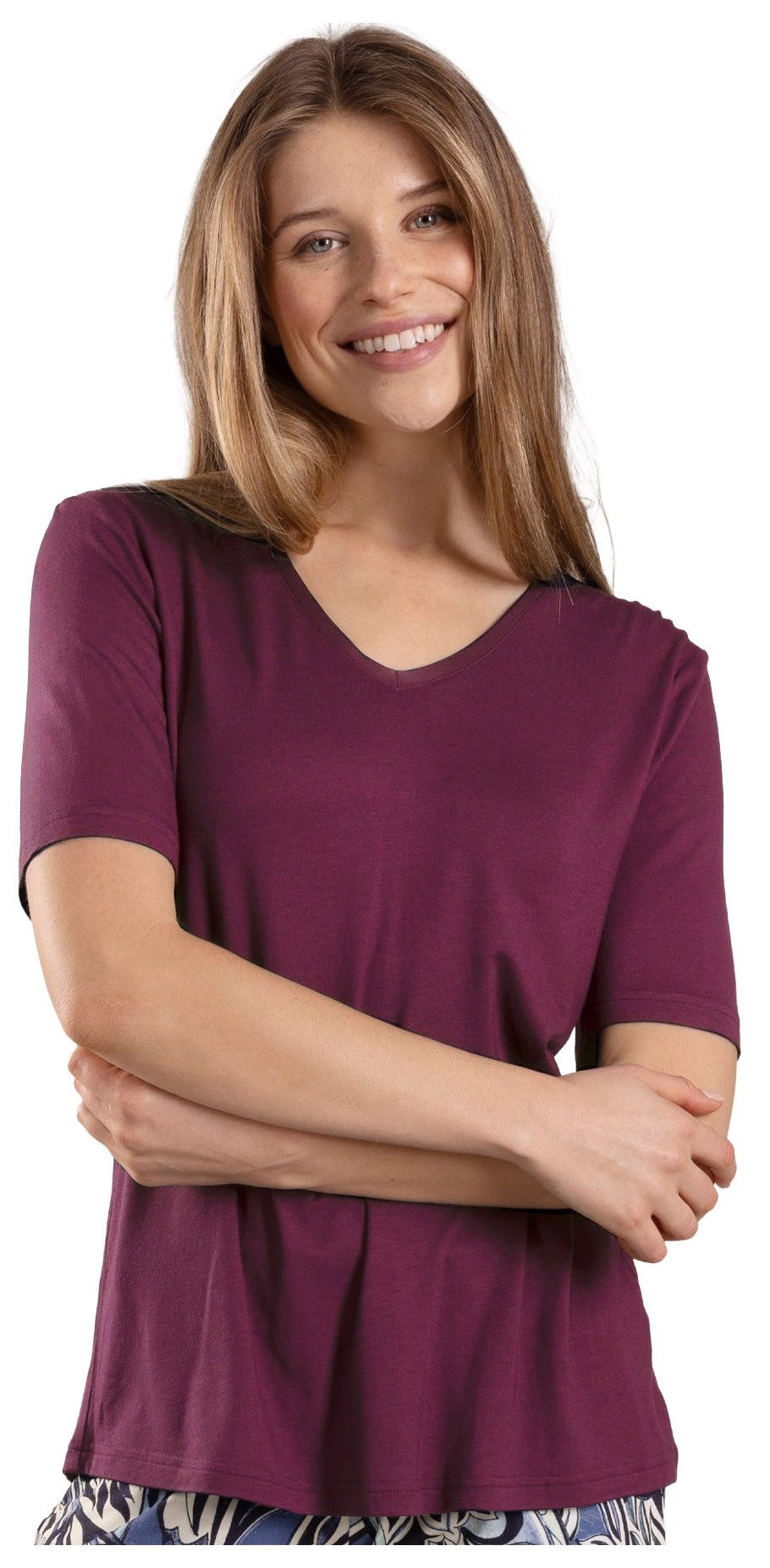 Nina Von C. Pyjamaoberteil Damen Pyjamashirt (1-tlg) günstig online kaufen