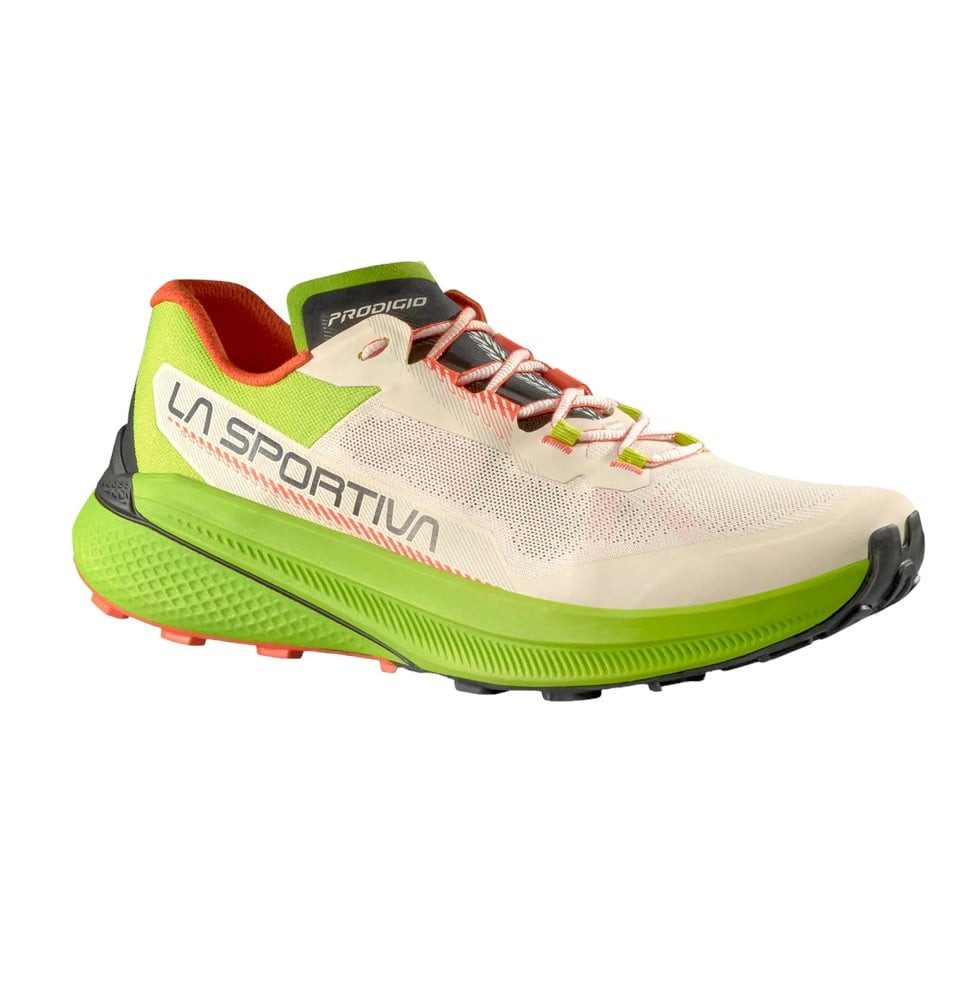 La Sportiva Trail-Laufschuhe Prodigio beige/grün Herren Wanderschuh
