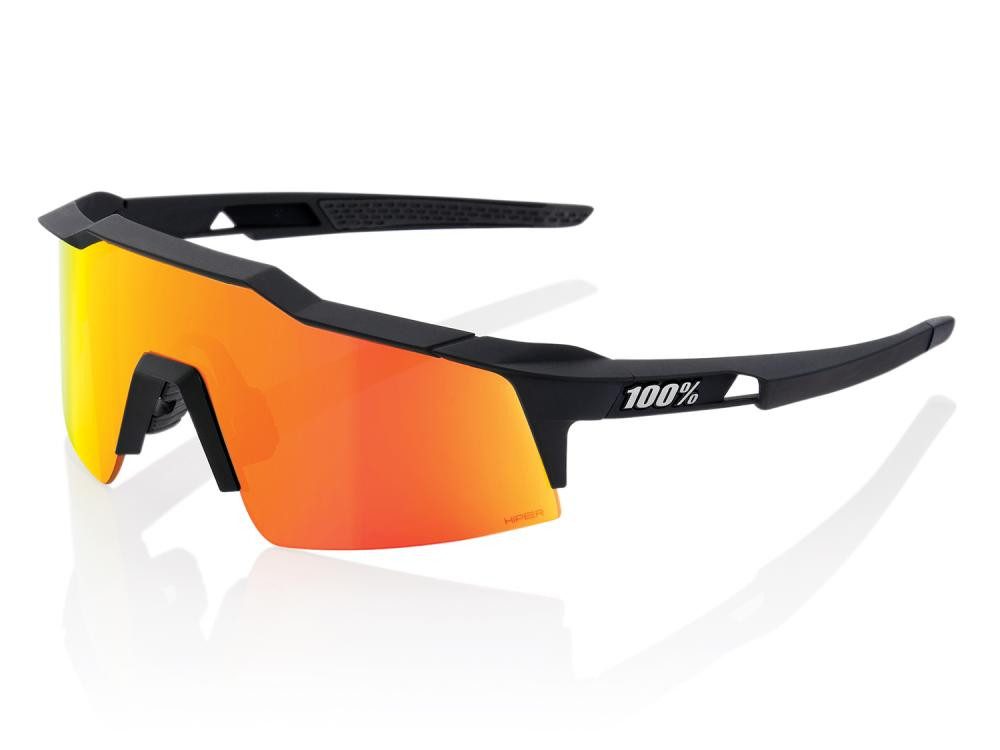 Sportbrille 100% Speedcraft XS - HiPER Mirror unis Soft Tact Black - Performance-S