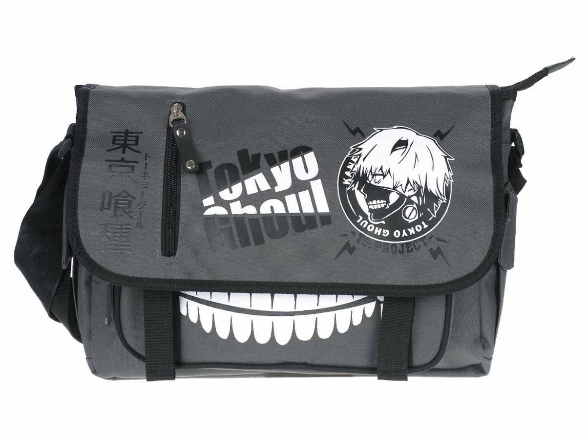 Tokyo Ghoul in Kaneki Messenger Umhängetasche Umhängetasche GalaxyCat Bag Ken Grau, Ken Kaneki Umhängetasche mit Motiv,