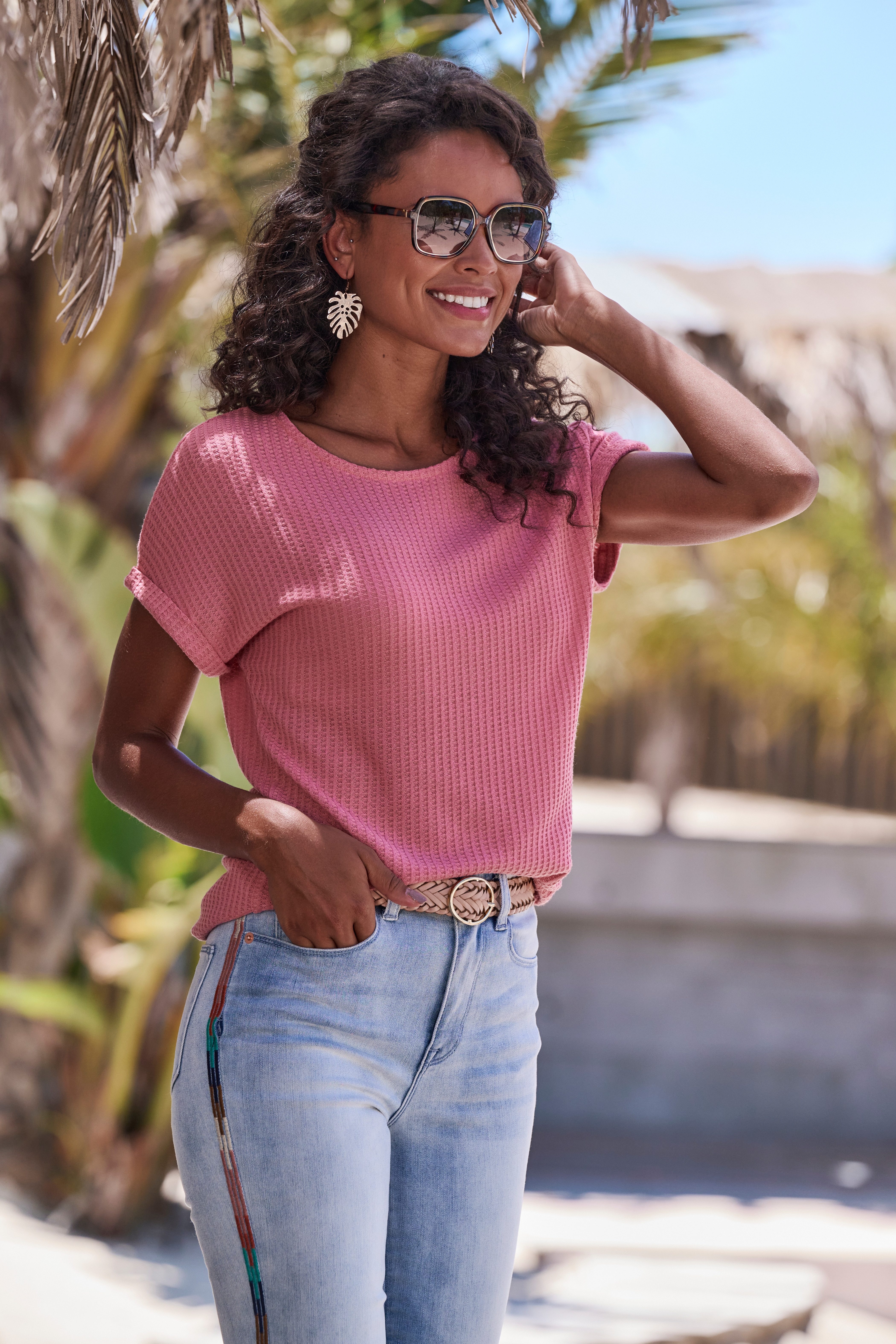 Vivance Kurzarmshirt aus weicher Piqué-Qualität (2er-Pack)