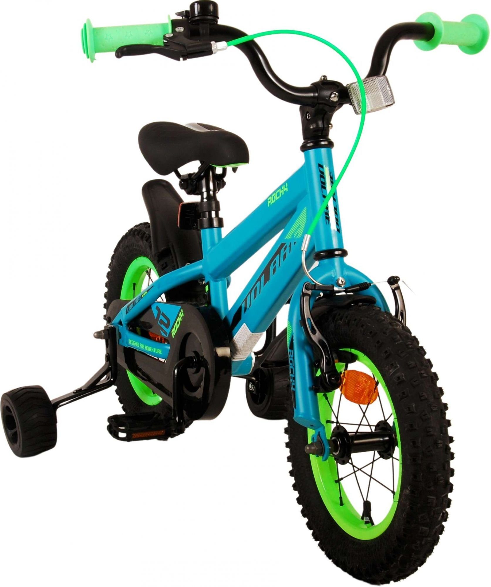 Kinder und Sicherheitsgriffe), Volare (Jungs Fahrrad Klingel Fahrrad 1 Rocky - Stützräder - Grau TPFSports Zoll 12 12 Gang, Handbremse, Kinderfahrrad Rücktritt und Zoll Rutschfeste mit mit