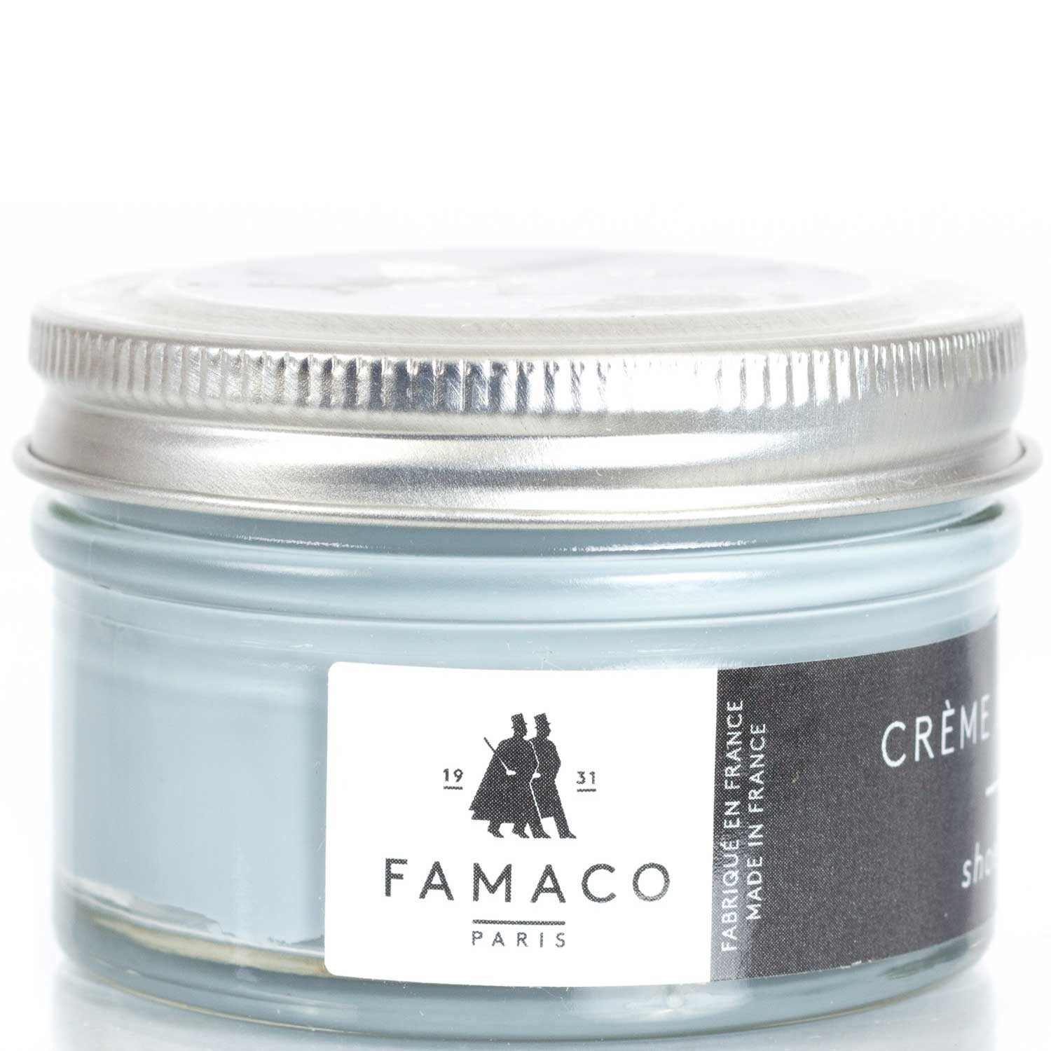 FAMACO Ledercreme Schuhemulsion für Glattleder 50 ml Blau-Töne Schuhcreme
