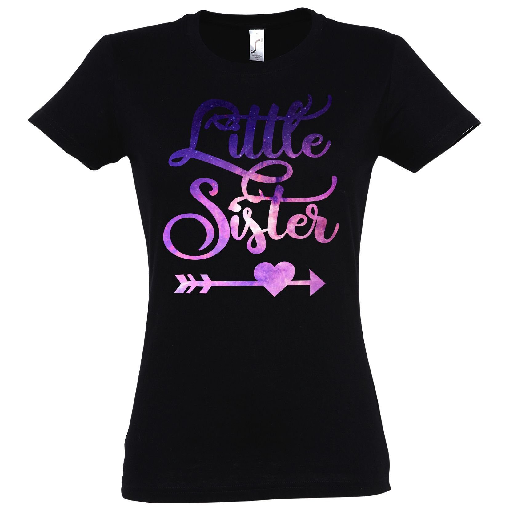 Couples Shop T-Shirt Big Sister & Little Sister T-Shirt mit lustigem Spruch Print