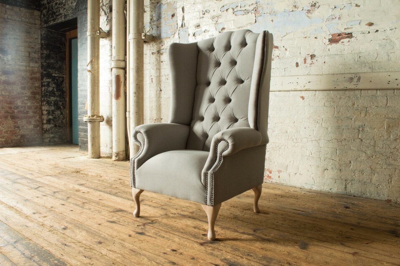 Xlmoebel Ohrensessel Chesterfield Sofa Stuhl Sitzmöbel Polster Rückenlehne (Sessel), Hergestellt in Europa