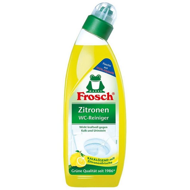 FROSCH Frosch Zitronen WC-Reiniger 750 ml – Kalklösend mit Zitrone WC-Reiniger