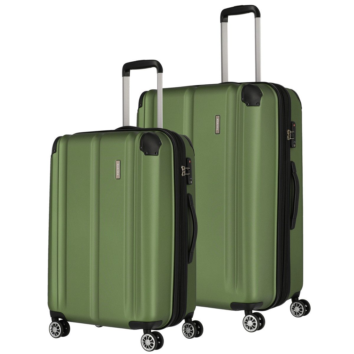 travelite Trolley City 2er Set ABS Hartschalen Trolley 4-Rad Koffer L+M 073041