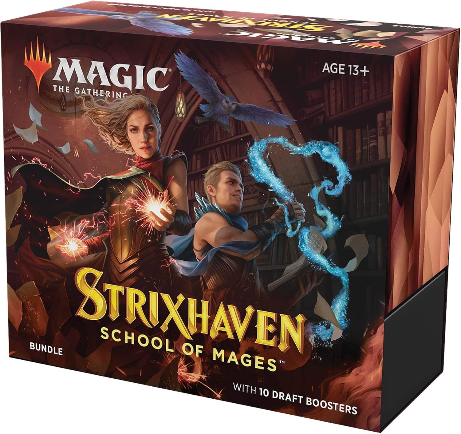 Magic the Gathering Sammelkarte Strixhaven: School of Mages Fat Pack Bundle Englisch, Includes 10 Draft Booster Packs