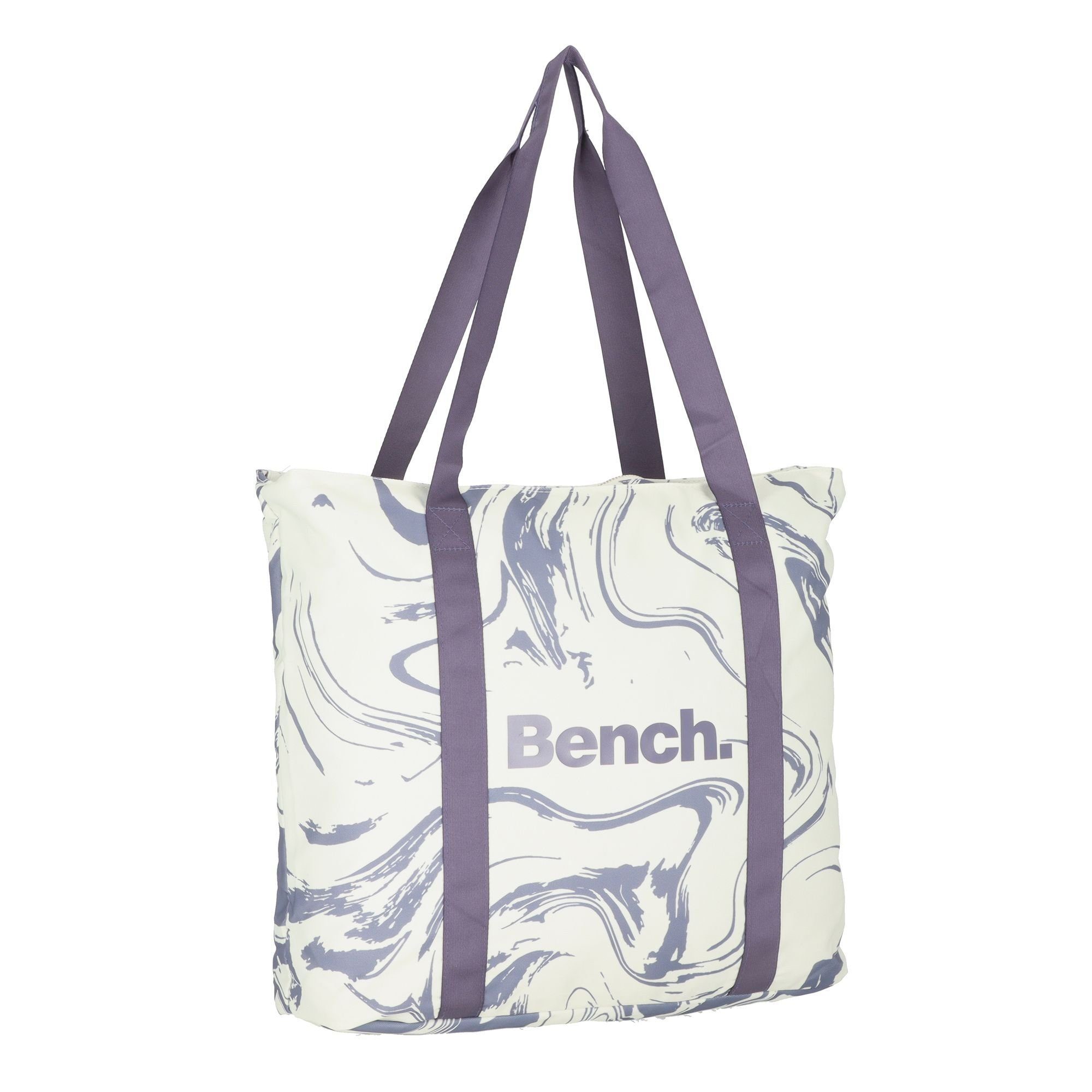 Bench. Nylon Shopper city girls, weiß-violett