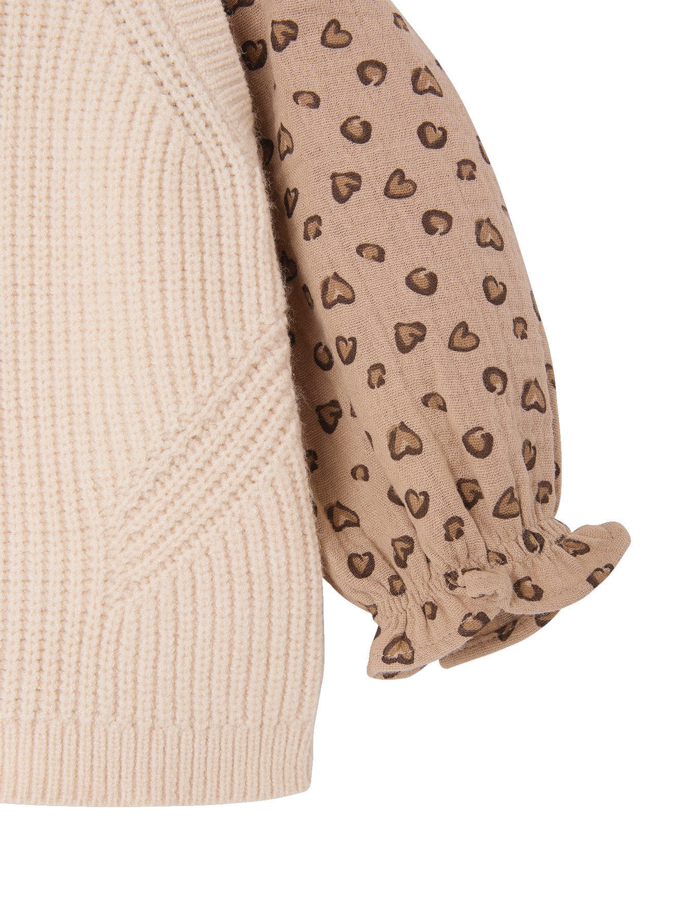 vertbaudet Pullunder Baby Pullover mit 2-in-1-Effekt