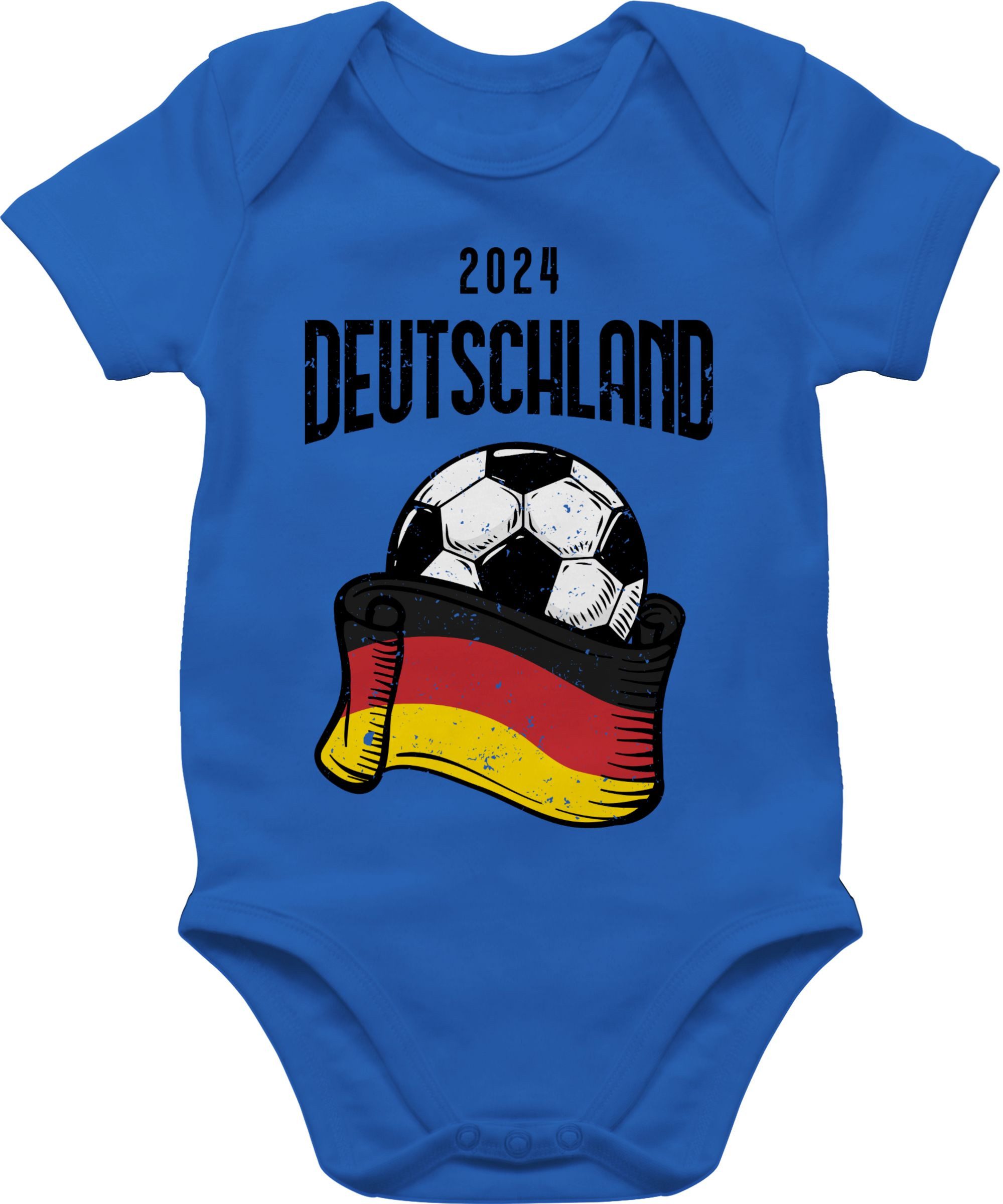 Shirtracer Shirtbody Germany 2024 Deutschland 2024 Fussball EM Fanartikel Baby