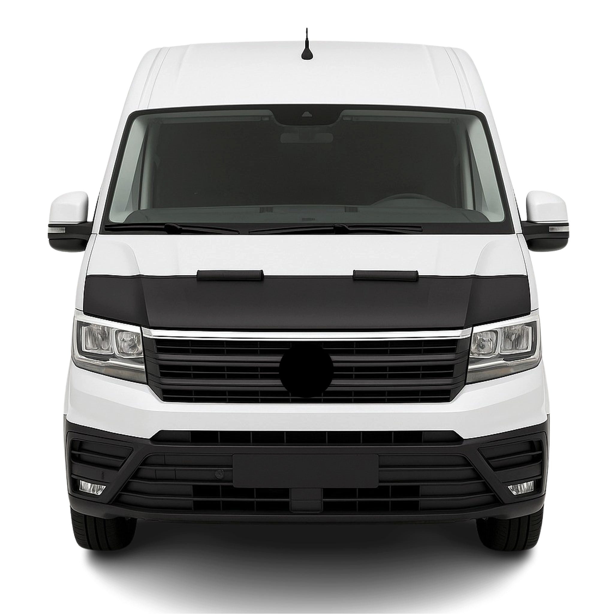 OMAC Frontstoßstange Haubenbra für VW Grand California 2018-2025 Schwarz Halb, 1-St., Haltbar
