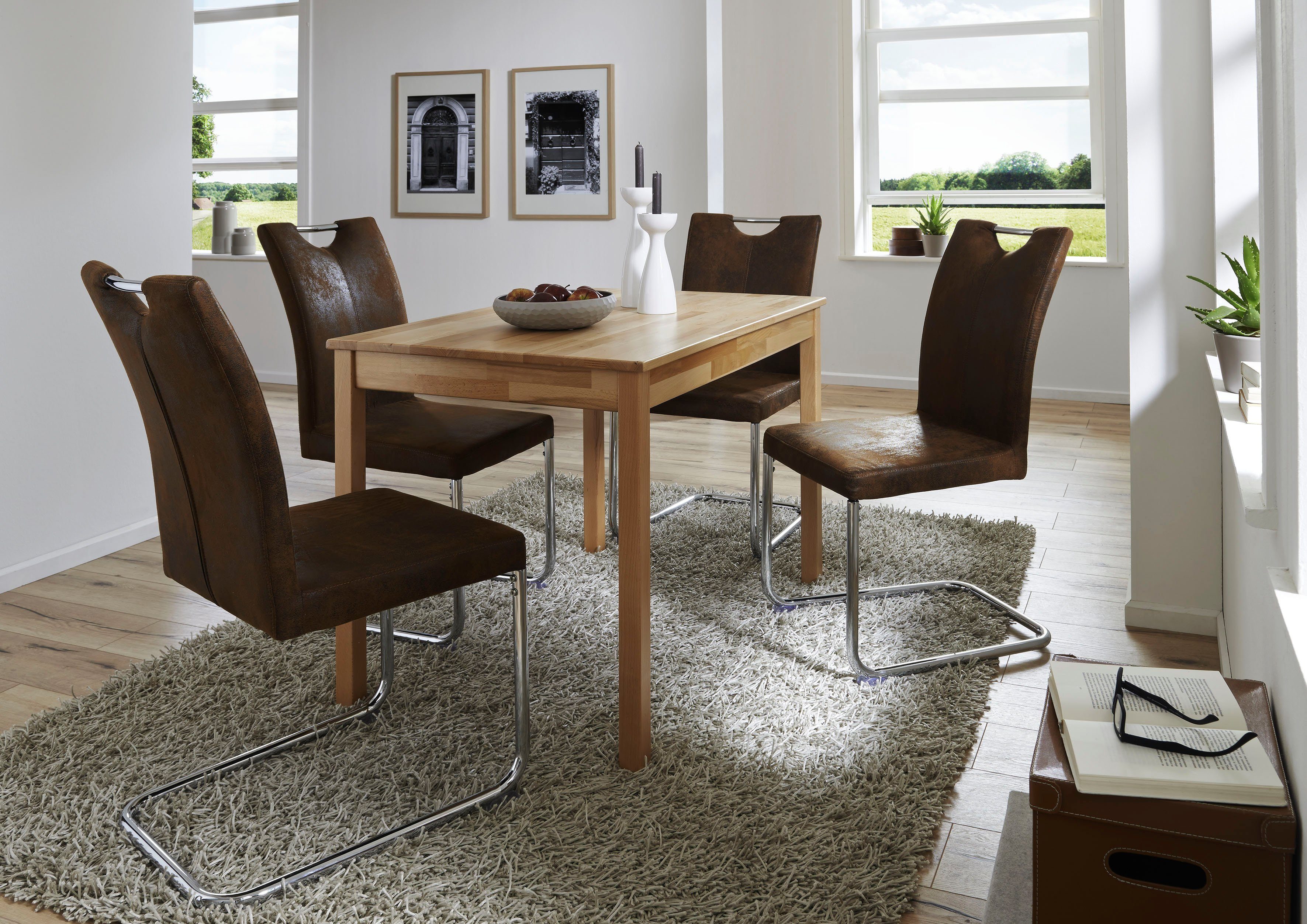 Home affaire Esstisch TOPSELLER! (Küchentisch, OTTOs Choice), in Kernbuche günstig online kaufen