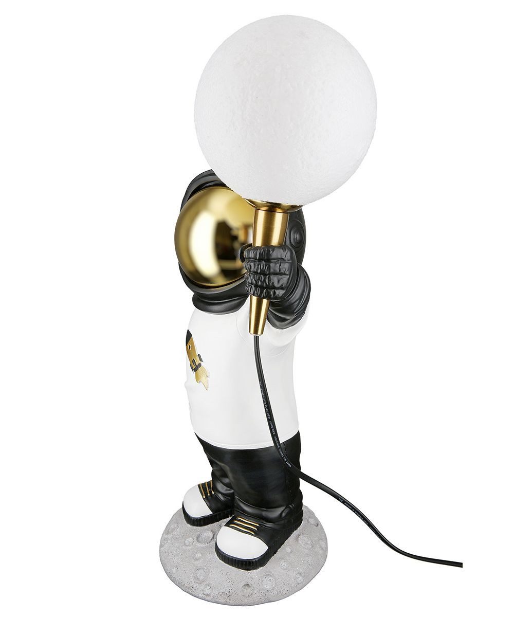 GILDE LED Tischleuchte Astronaut Apollo 52716 Kunstharz 46,5 cm USB Leuchte, LED wechselbar
