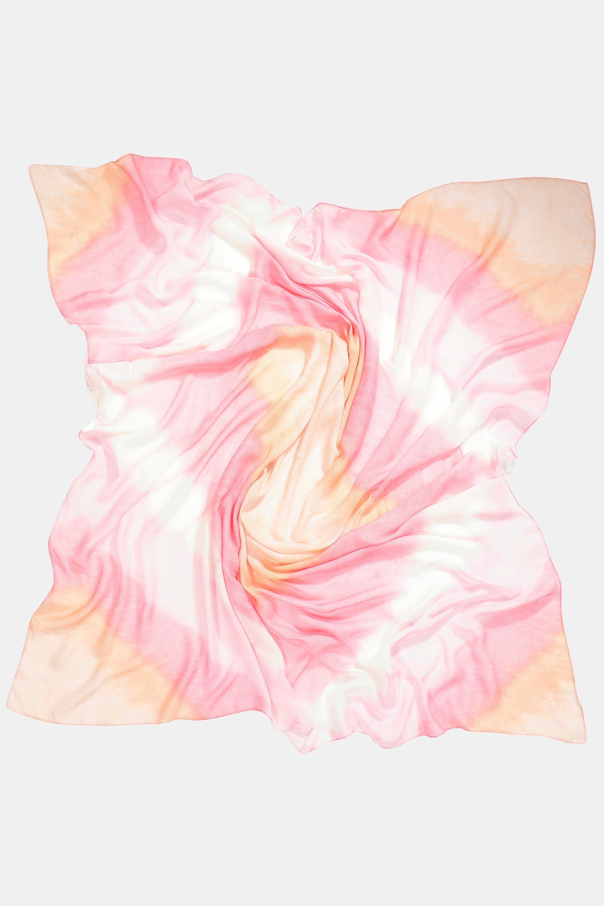 Ulla Popken Halstuch Tuch Batik-Druck Quasten günstig online kaufen